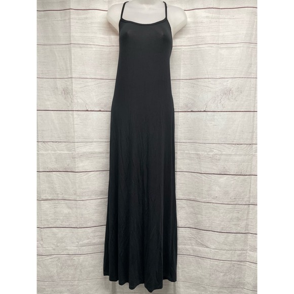 Fabletics Black Neema Maxi Hustle & Bustle Halter Dress Size L - Picture 2 of 12